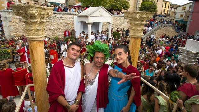 XXIII Fiesta Romana en Honor al Dios Baco de Baños de Valdearados