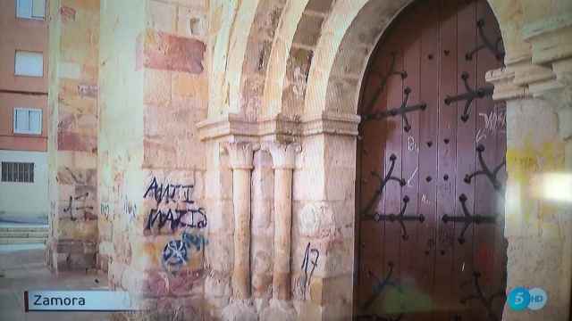Grafitis en el patrimonio de Zamora
