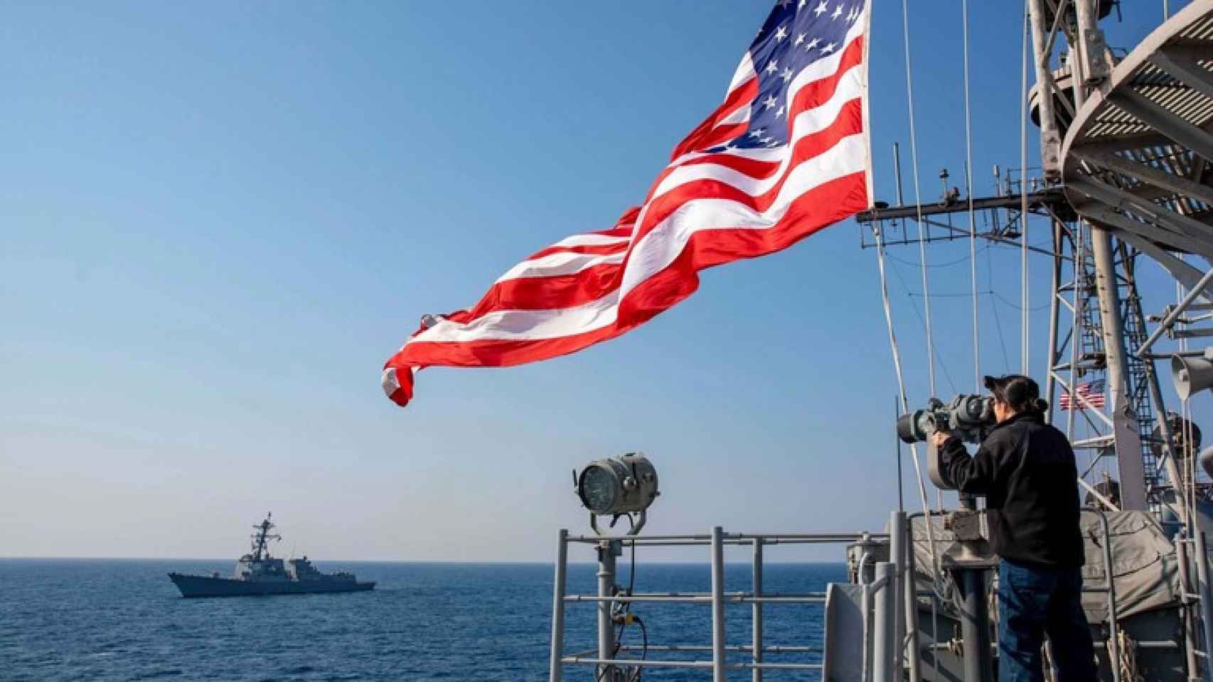 Un momento de los ejercicios militares conjuntos Juniper Oak de EEUU e Israel en el Mediterráneo, el pasado enero.