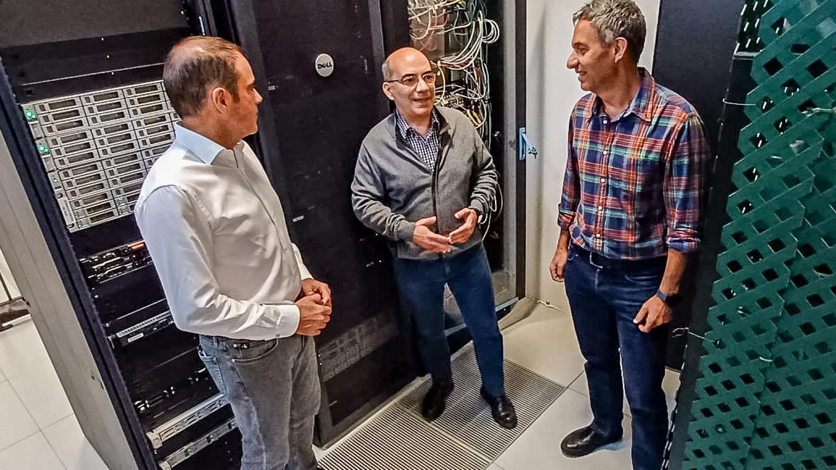 Instalaciones tecnológicas en la Universidad de Las Palmas.