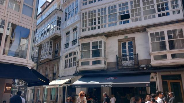 El número 8 de la calle Bailén de A Coruña, una joya discreta