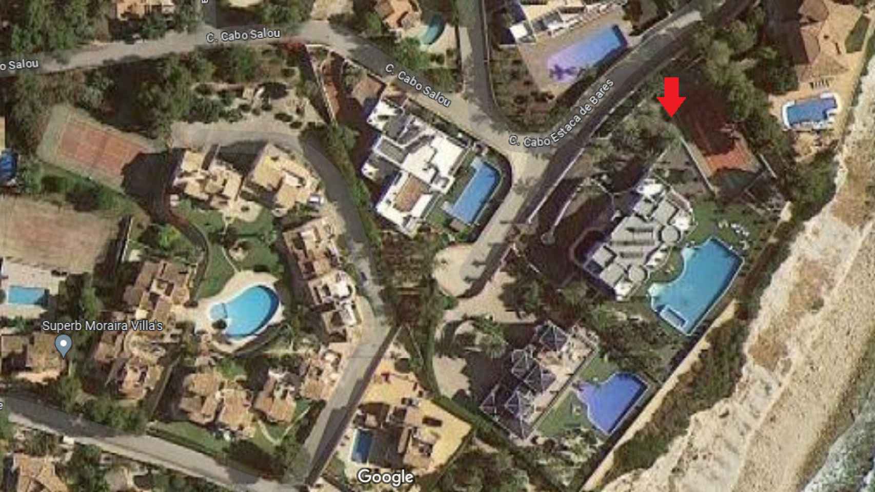 Calle Cabo Estaca de Bares, a través de Google Maps.