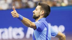 Novak Djokovic, en el US Open