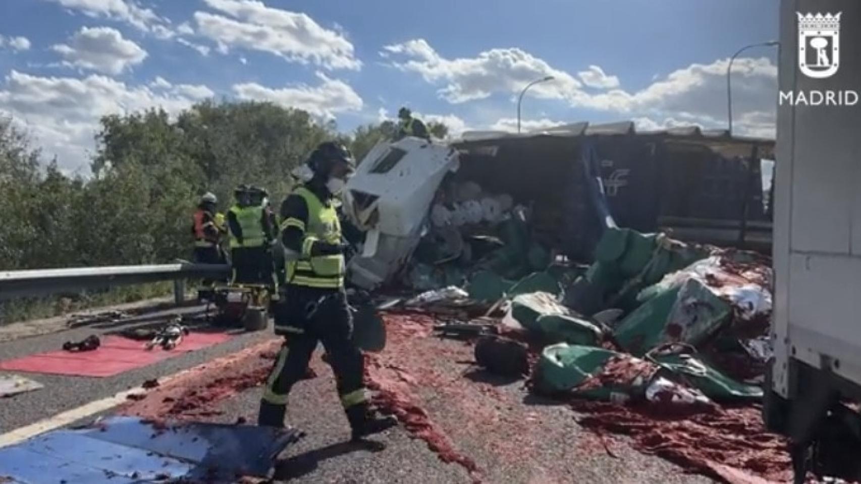 Una imagen del lugar del accidente.