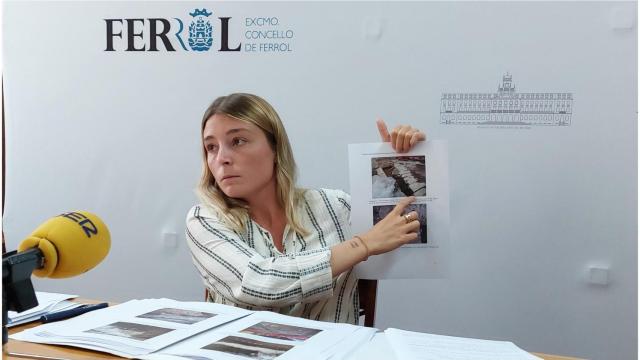 La concelleira de Urbanismo Blanca García este martes