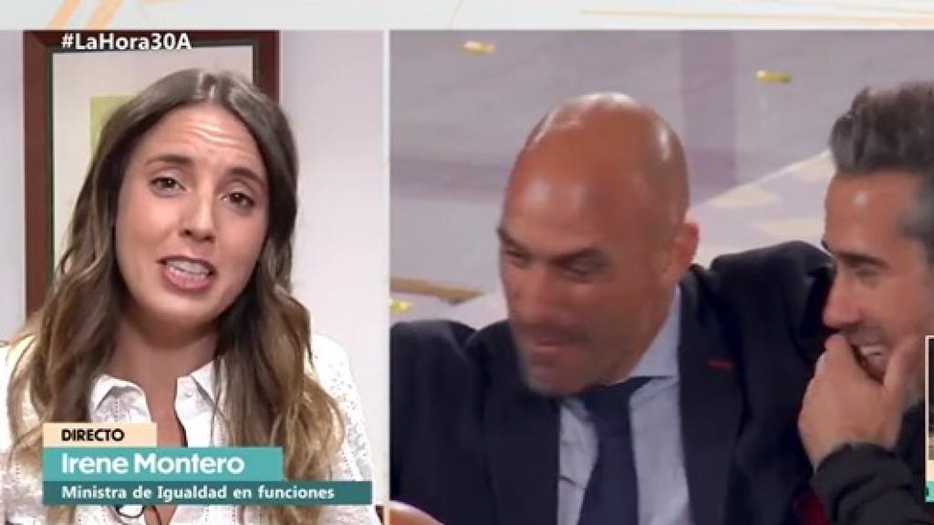 La ministra de Igualdad en funciones, Irene Montero, este miércoles en TVE.