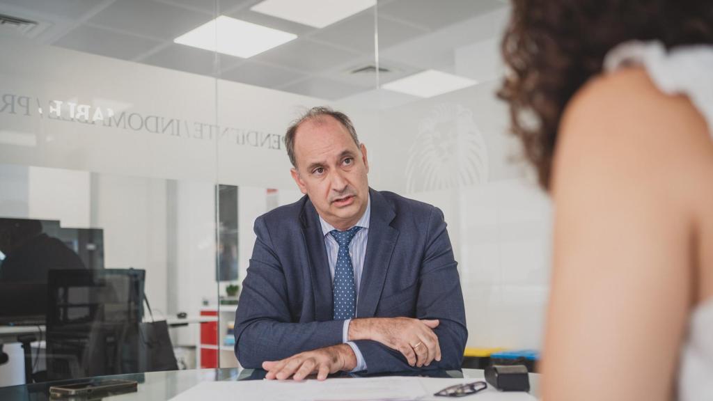 Miguel López-Valverde, consejero de Digitalización de la Comunidad de Madrid, durante la entrevista con D+I - EL ESPAÑOL.