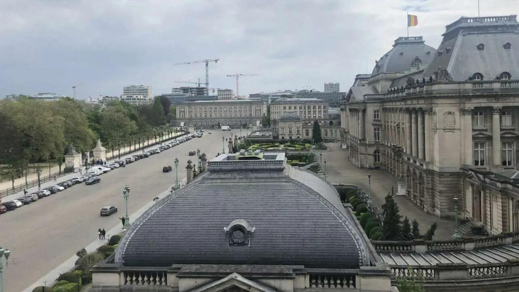 Vista de Bruselas desde los tejados del Museo Belvue.