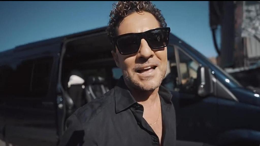 Imagen de David Bisbal antes del concierto en Medina del Campo