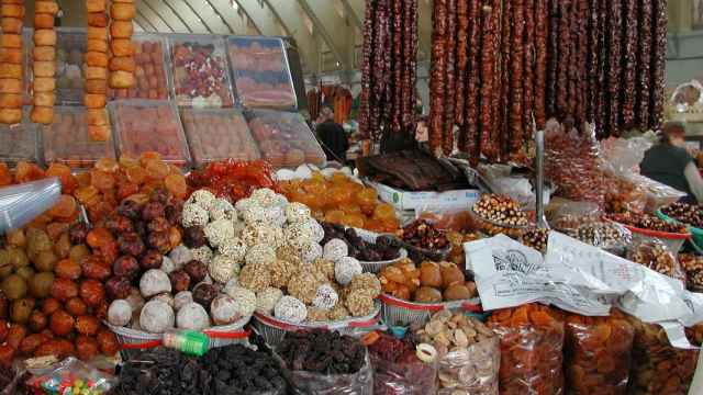 Mercado de frutos secos.