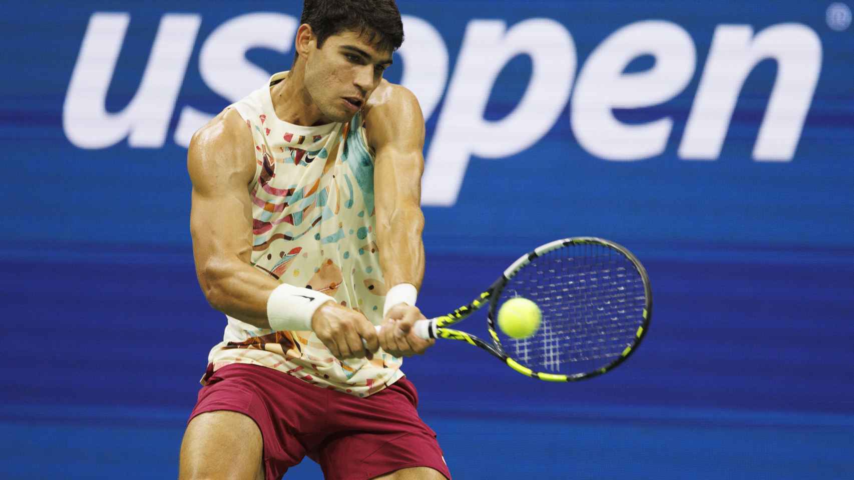 Carlos Alcaraz, en el US Open