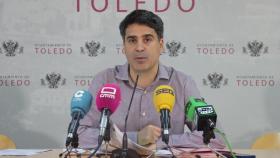 Juan José Alcalde durante la rueda de prensa.