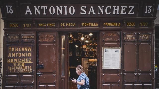 Fachada de la Taberna Antonio Sánchez.