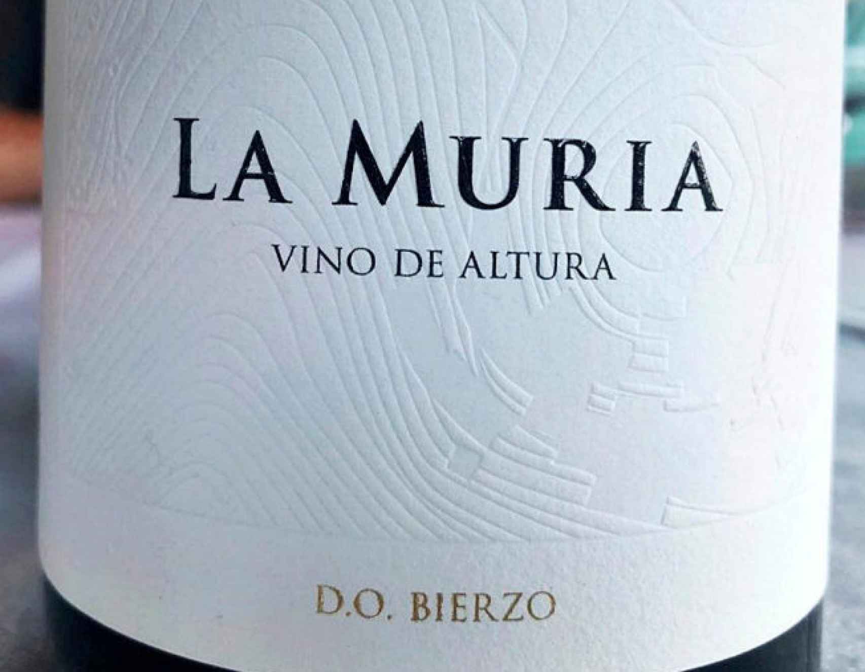 Etiqueta de La Muria, el nuevo vino de Rául Pérez