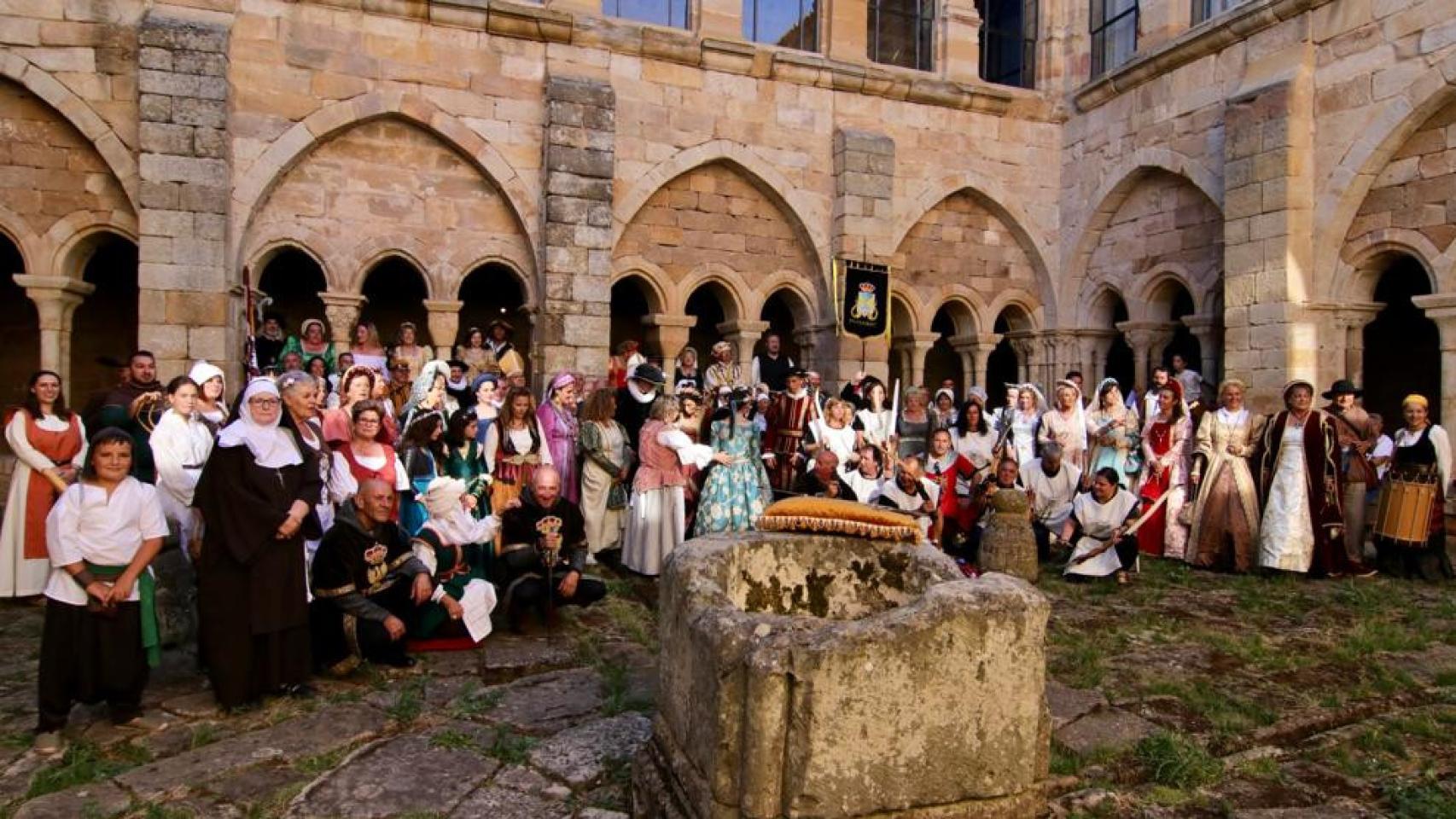 Imagen de archivo de una recreación histórica de la llegada de Carlos V a Aguilar de Campoo