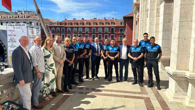 Toma de posesión de los siete nuevos oficiales de la Policía Municipal de Valladolid