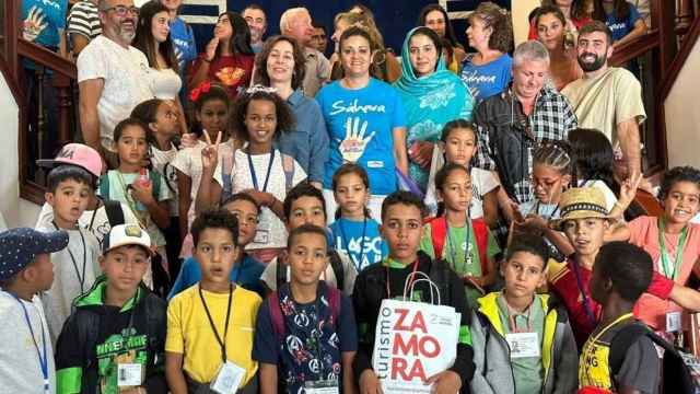 Despedida de niños Programa Vacaciones en Paz en Zamora