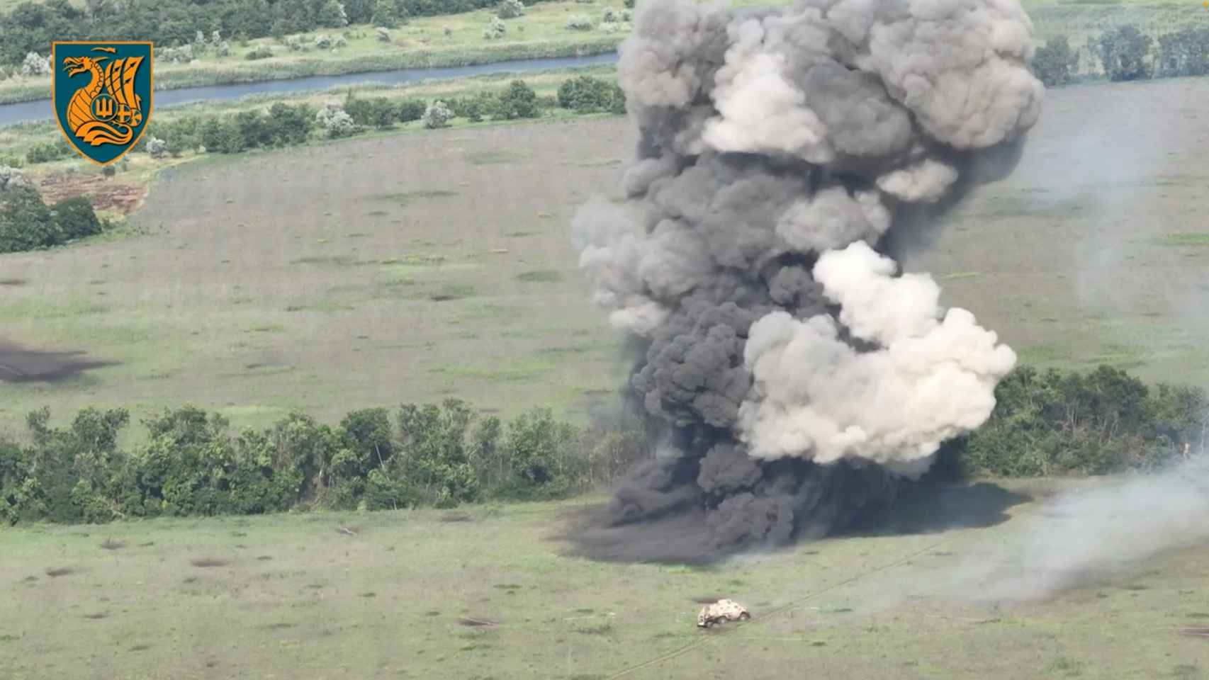 Las unidades ucranianas explotan las defensas de minas en Zaporiyia.