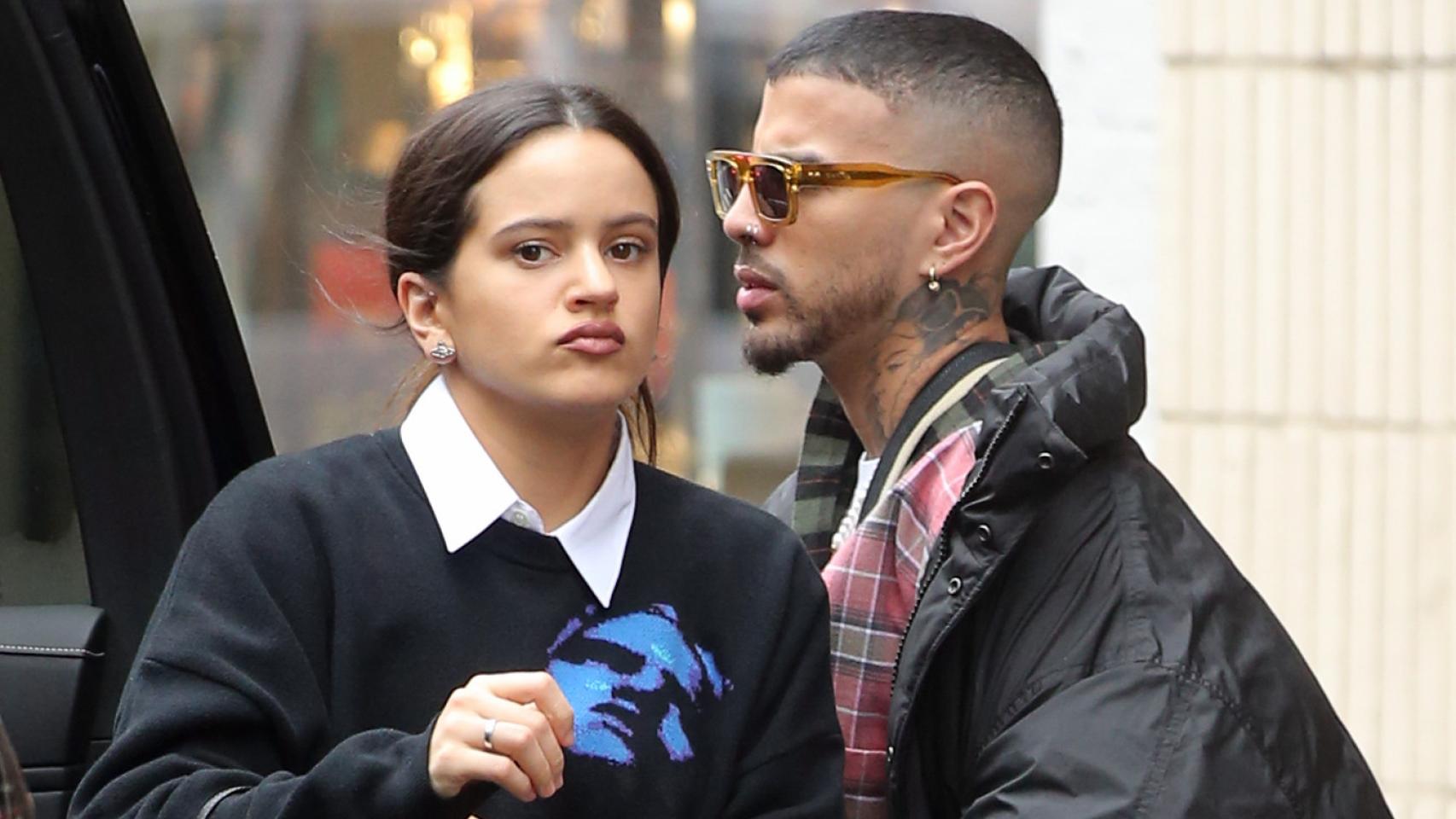 Rosalía y Rauw Alejandro en abril del año pasado en Nueva York.