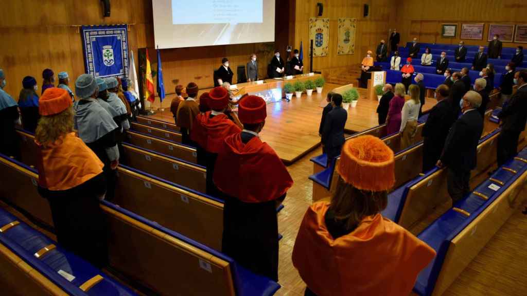 El acto de apertura del curso se celebró en Vigo por última vez en 2020.