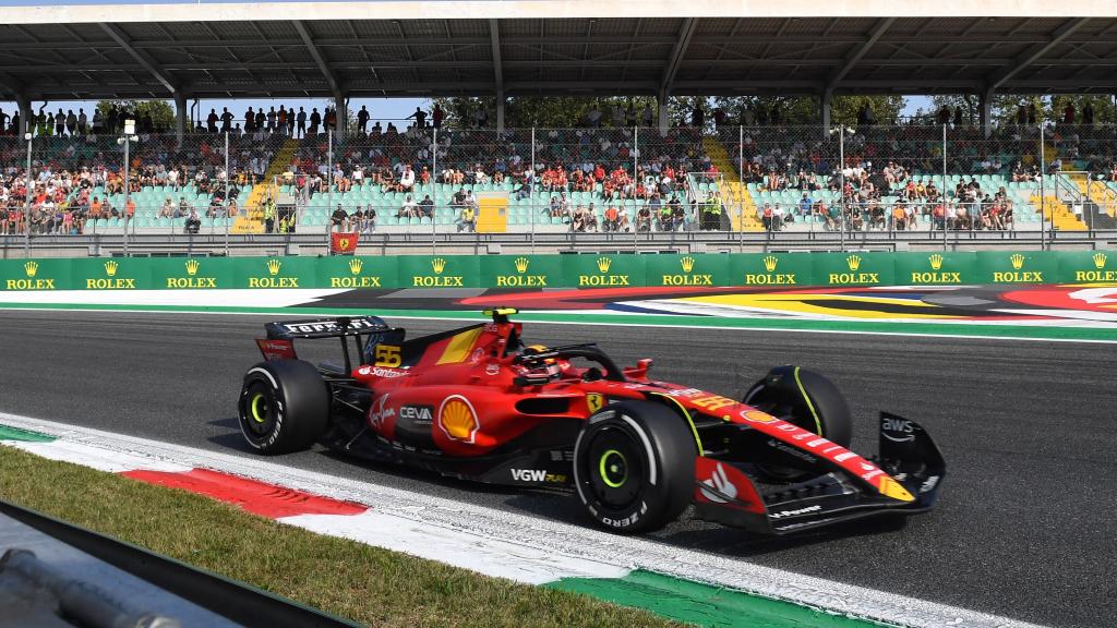 Carlos Sainz, en el GP de Italia.