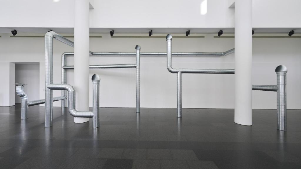 Nancy Holt: 'Ventilation System', 1985-1992 / 2023, se ha reconstruido en el vestíbulo del MACBA