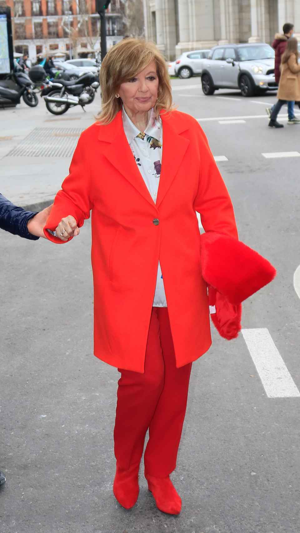 María Teresa Campos en una fotografía tomada en Madrid, en enero de 2021.