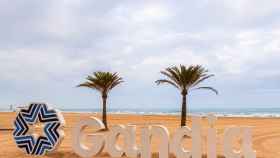 La playa de Gandía, en una imagen de archivo.