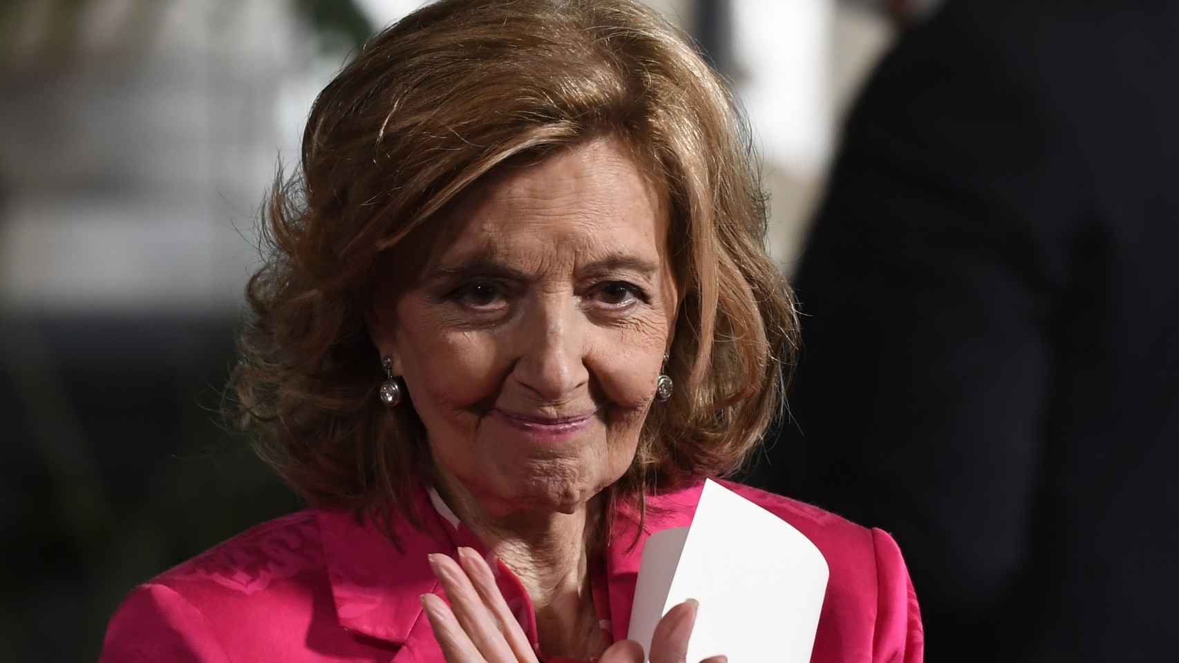 Teresa Campos, en su último acto público en Sevilla, en 2022.