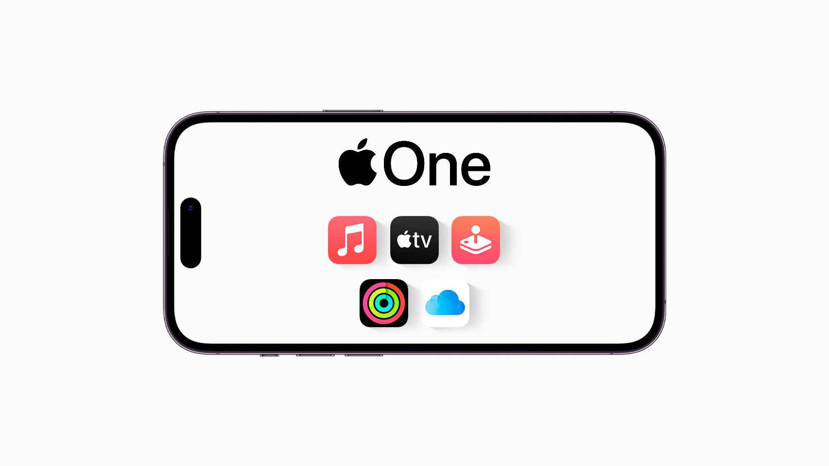 Apple One en un iPhone 14 Pro.