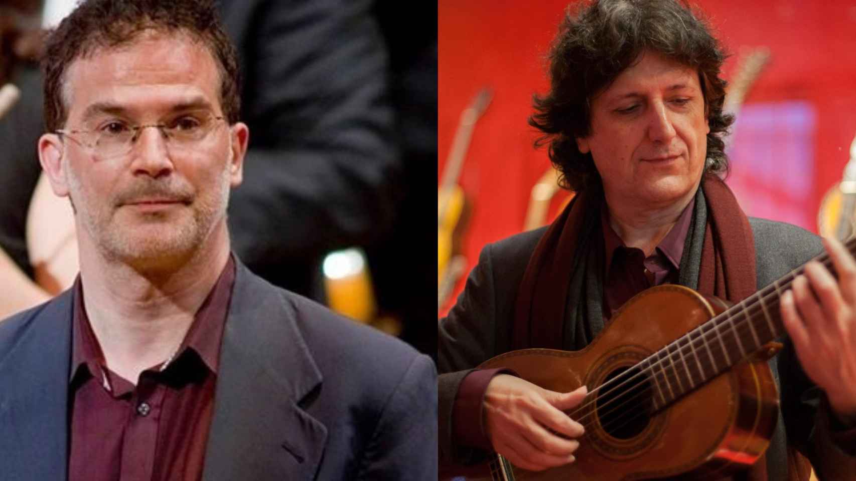 El compositor Juan Manuel Cañizares y el guitarrista Eduardo Soutullo / Foto: Europa Press.