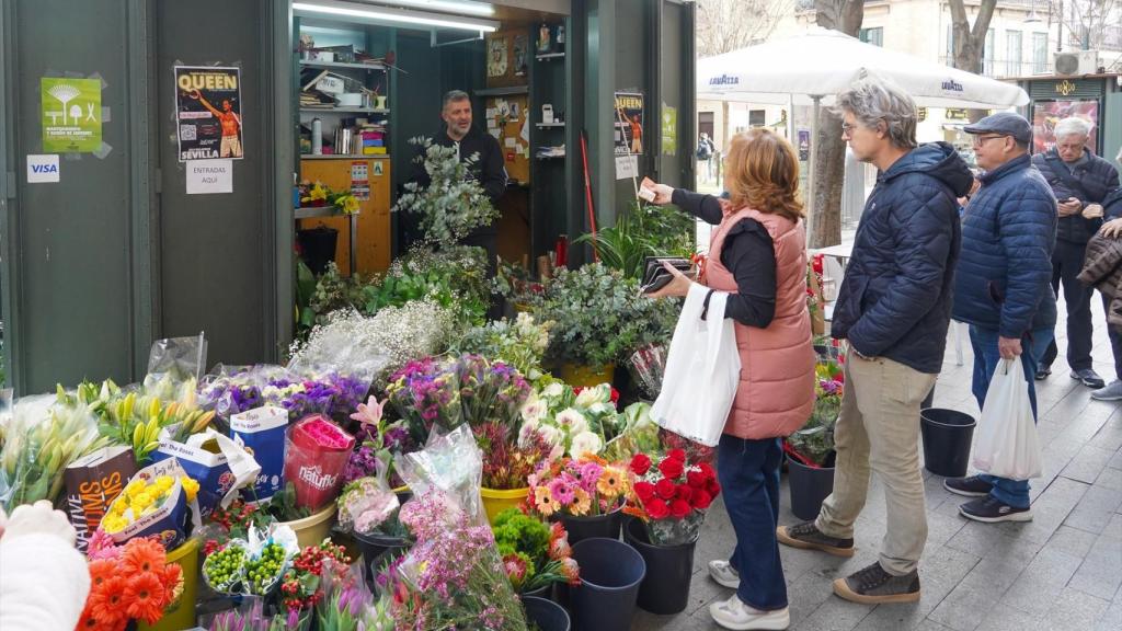 Una floristería de Sevilla.