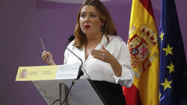 Ángela Rodríguez Pam, en rueda de prensa