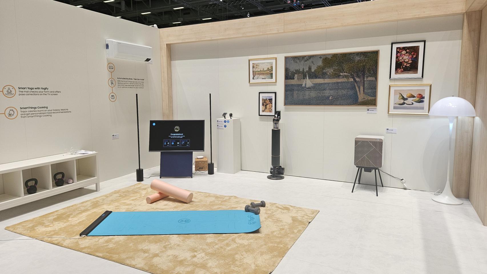 Escena de Yoga creada por Samsung en IFA 2023