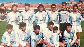 La plantilla de la SD Compostela en 1991