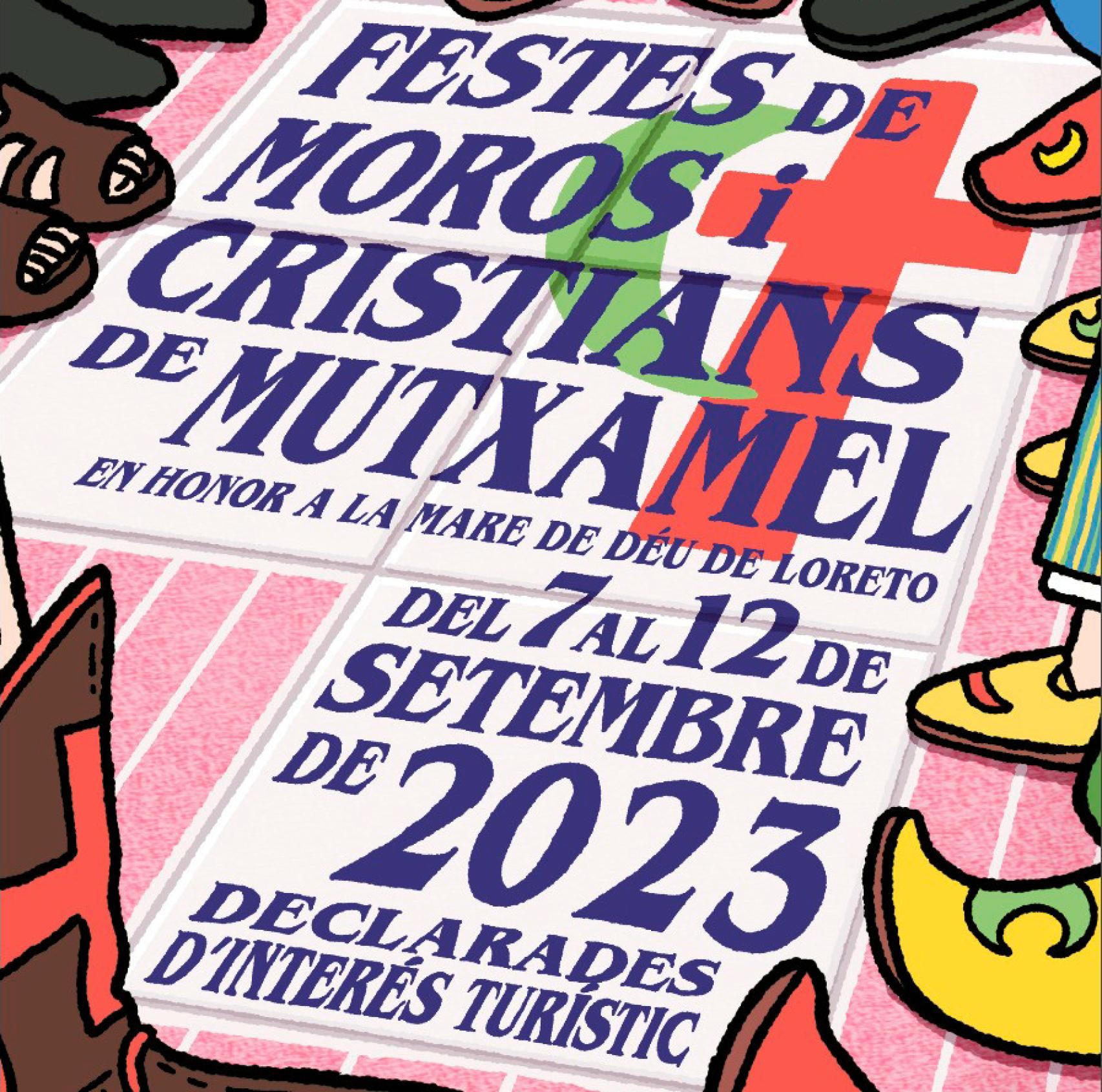 Cartel Moros y Cristianos 2023 de Mutxamel.