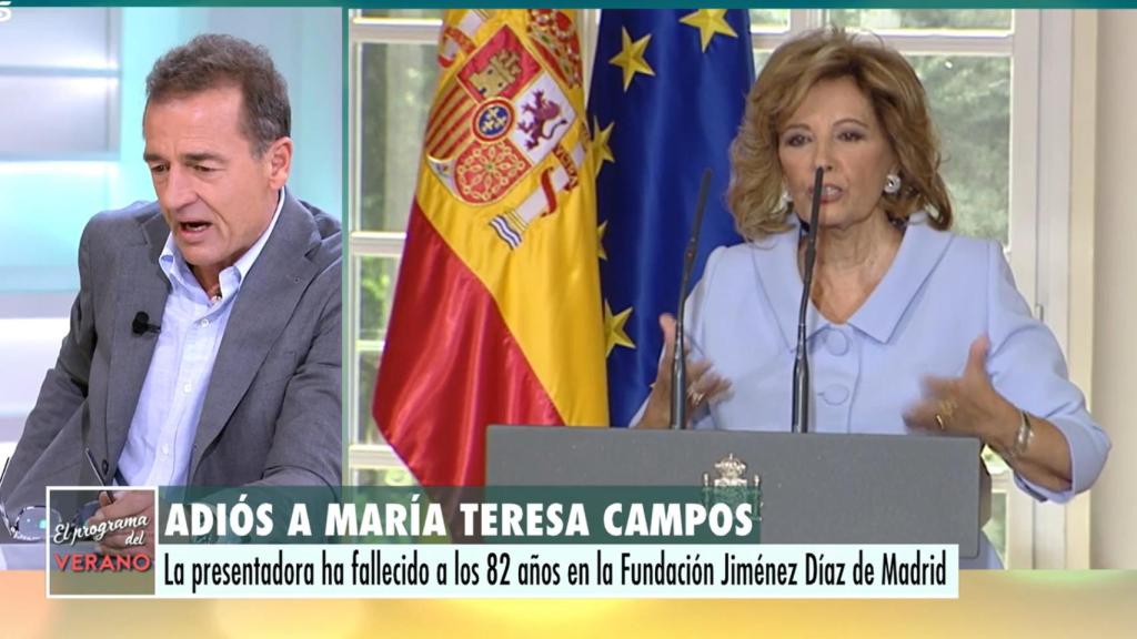 El desafortunado comentario de Alessandro Lequio sobre María Teresa Campos: No es el momento, ni el día