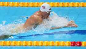 Kirill Prigoda, nadador ruso en los Campeonatos Europeos de 2021.