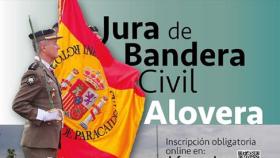Cartel de la Jura de Bandera en Alovera (Guadalajara)