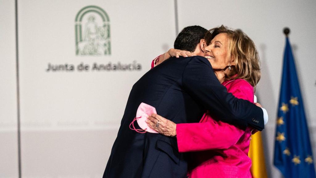 María Teresa Campos y Juanma Moreno.