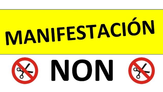 Cartel de la manifestación.