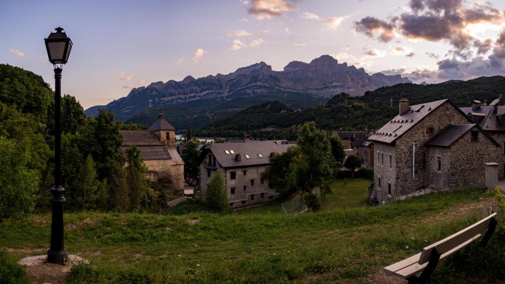 Un pueblo de Huesca en España.