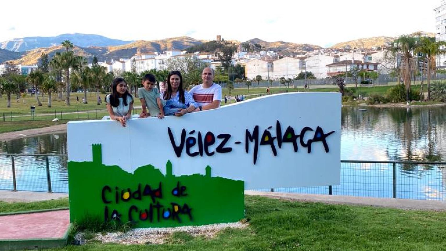 La familia en Vélez-Málaga.