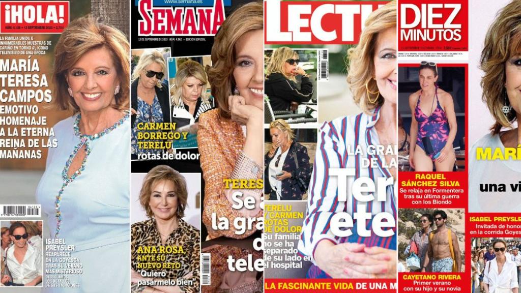 Portadas de revistas.