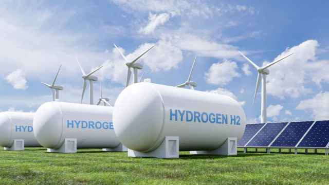Almacén de hidrógeno verde y energías renovables