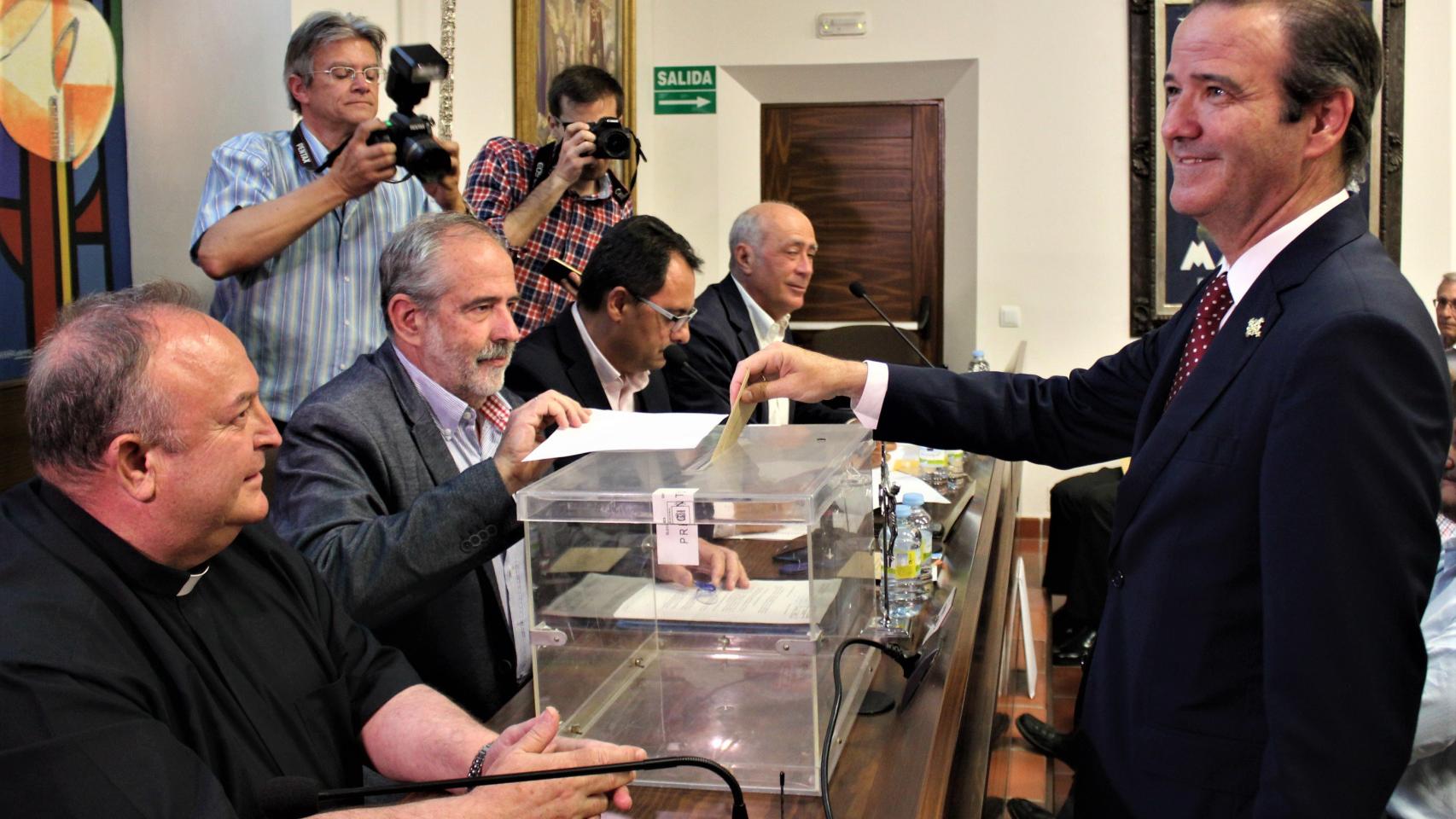 Imagen de las elecciones en la Agrupación de 2018.
