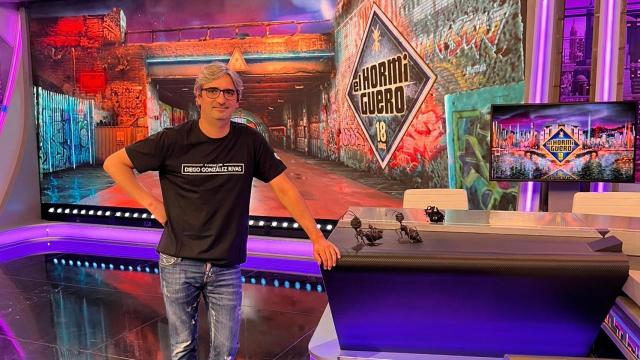 Diego González Rivas en el plató de El Hormiguero