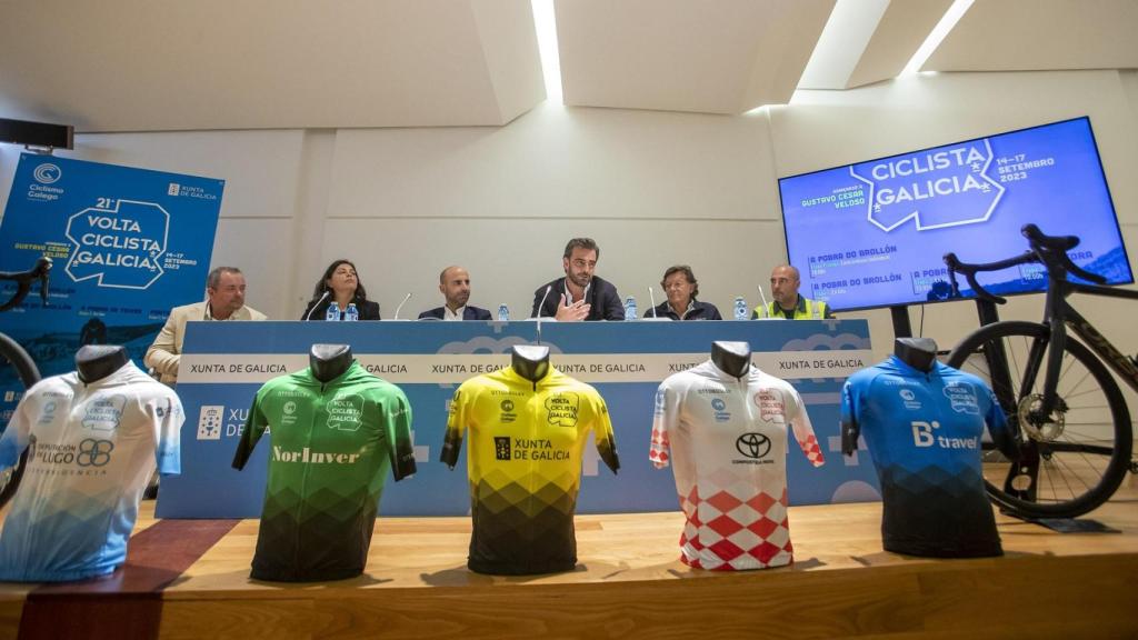 Presentación de la Vuelta Ciclista a Galicia.