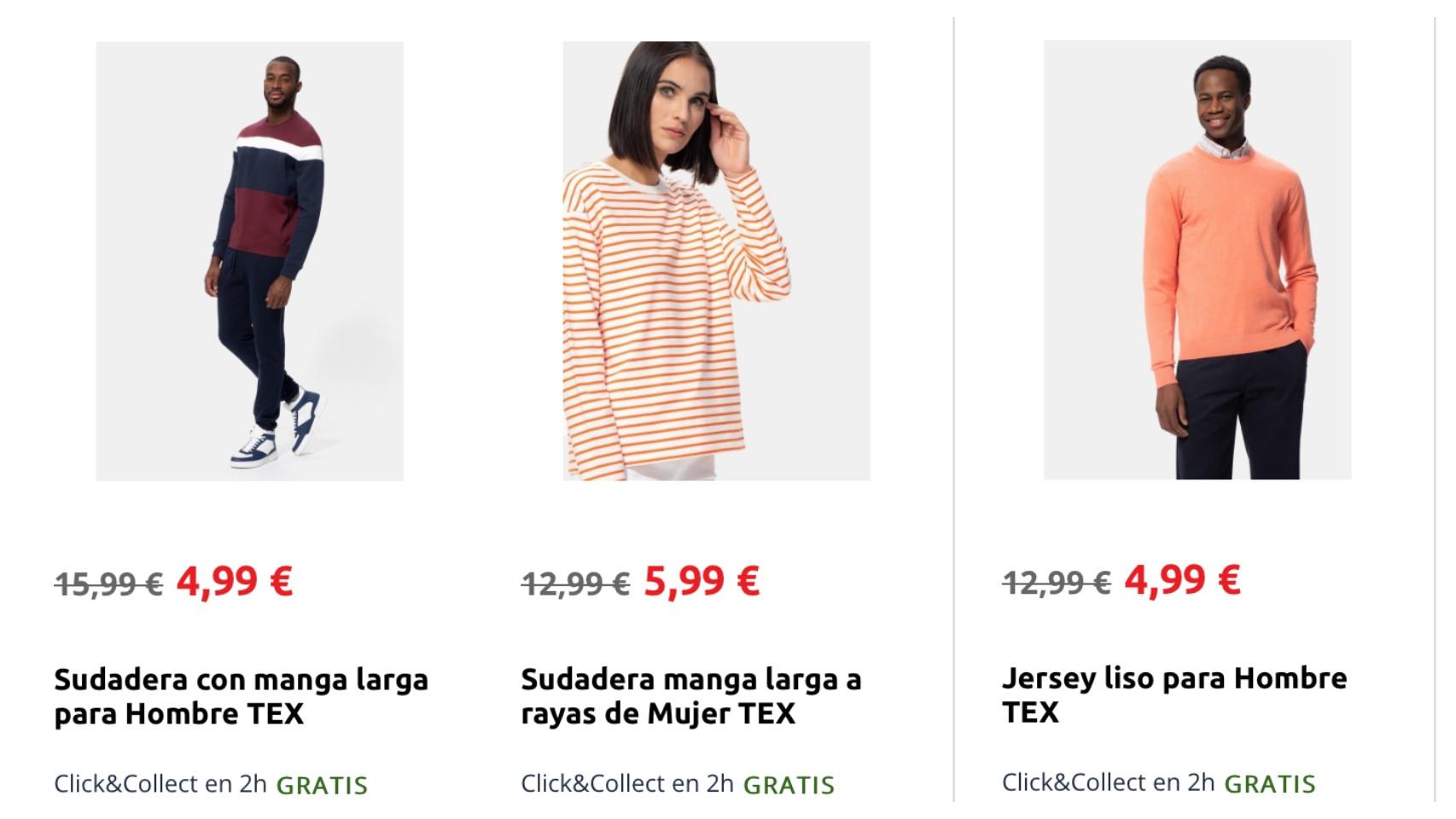 Jerséis para hombre y mujer.