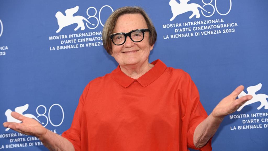 Agnieszka Holland en la la 80ª edición del Festival Internacional de Cine de Venecia.